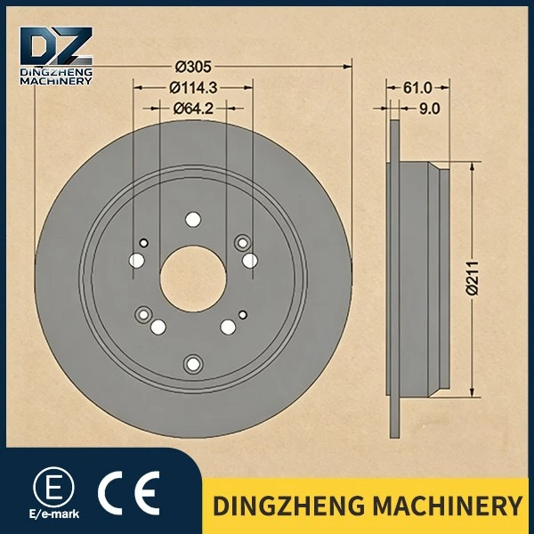 HONDA CR-V II Rear Brake Disc factory