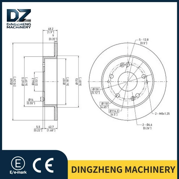 Rear Brake Disc BYD F6 suppliers
