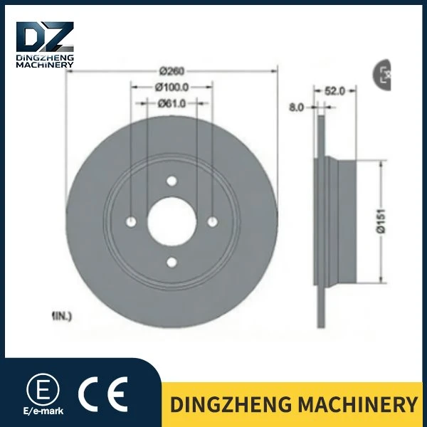 Rear Brake Disc Of Dongfeng Nissan
